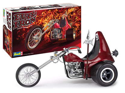 Level 5 Model Kit Evil Iron Custom Chopper Trike 1/8 Scale Model