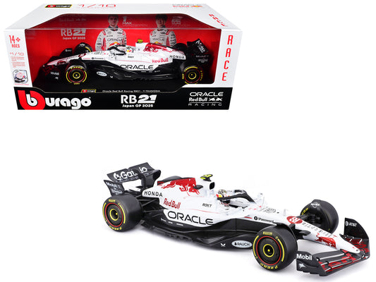 Red Bull Racing RB21 #22 Yuki Tsunoda "Oracle" Formula One F1 "Japanese GP" (2025) "Race" Series 1/18 Diecast Model Car