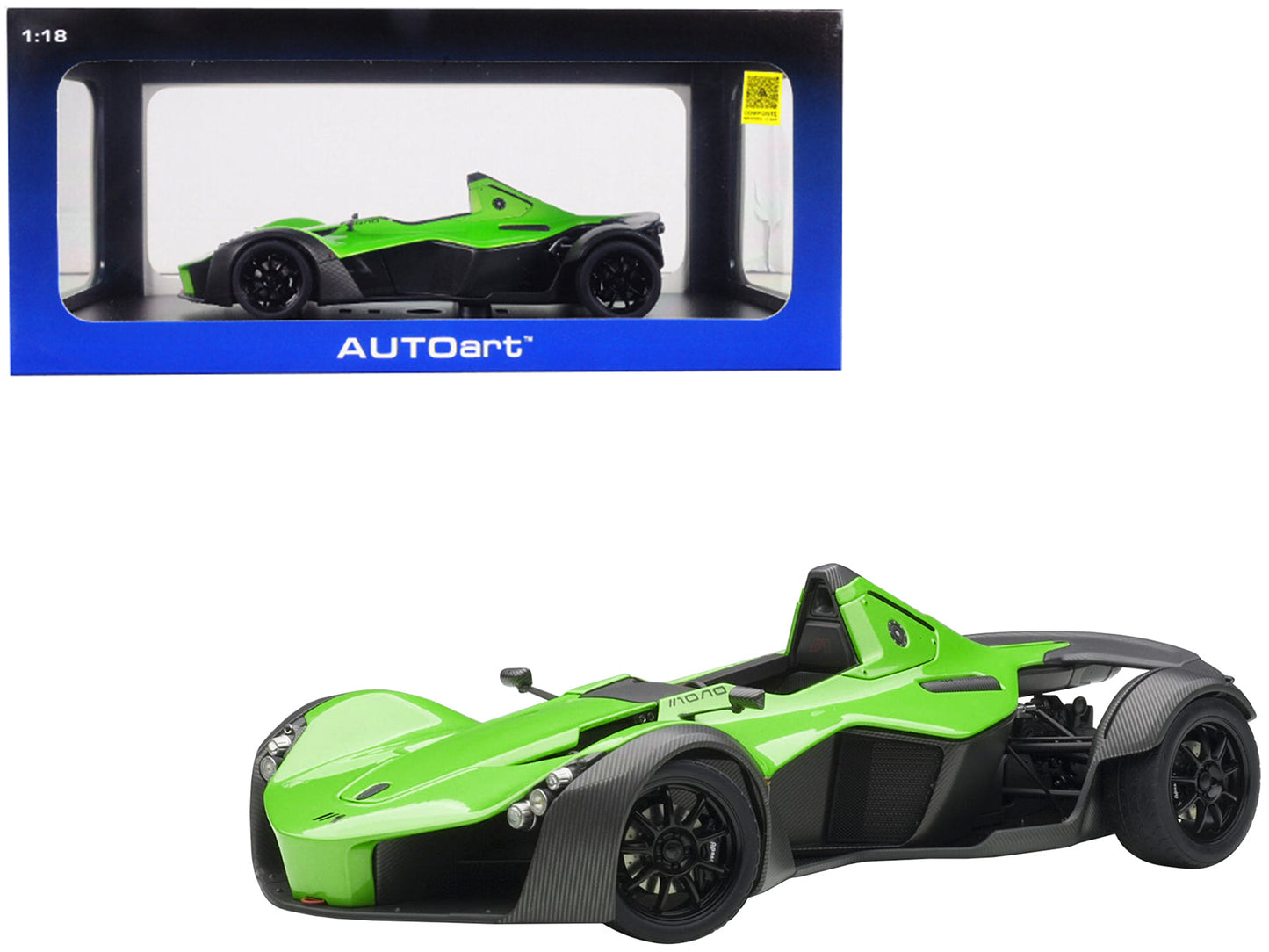BAC Mono Metallic Green 1/18 Model Car