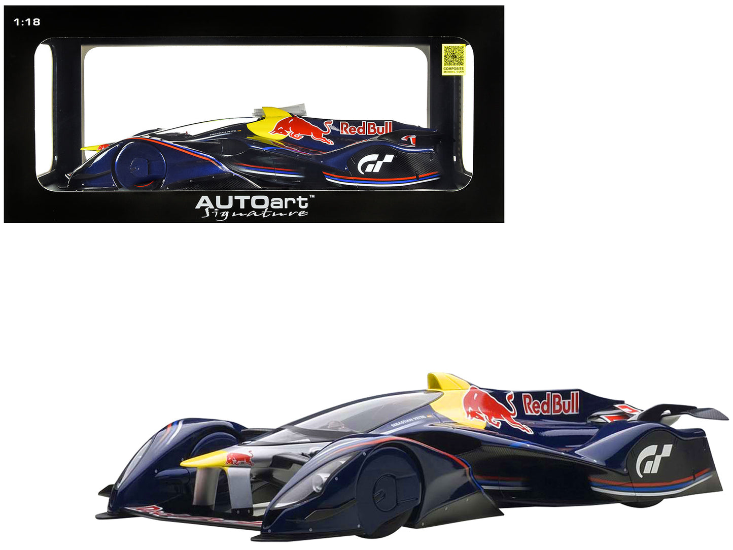 Red Bull X2014 Fan Car Red Bull Color Sebastian Vettel 1/18 Model Car