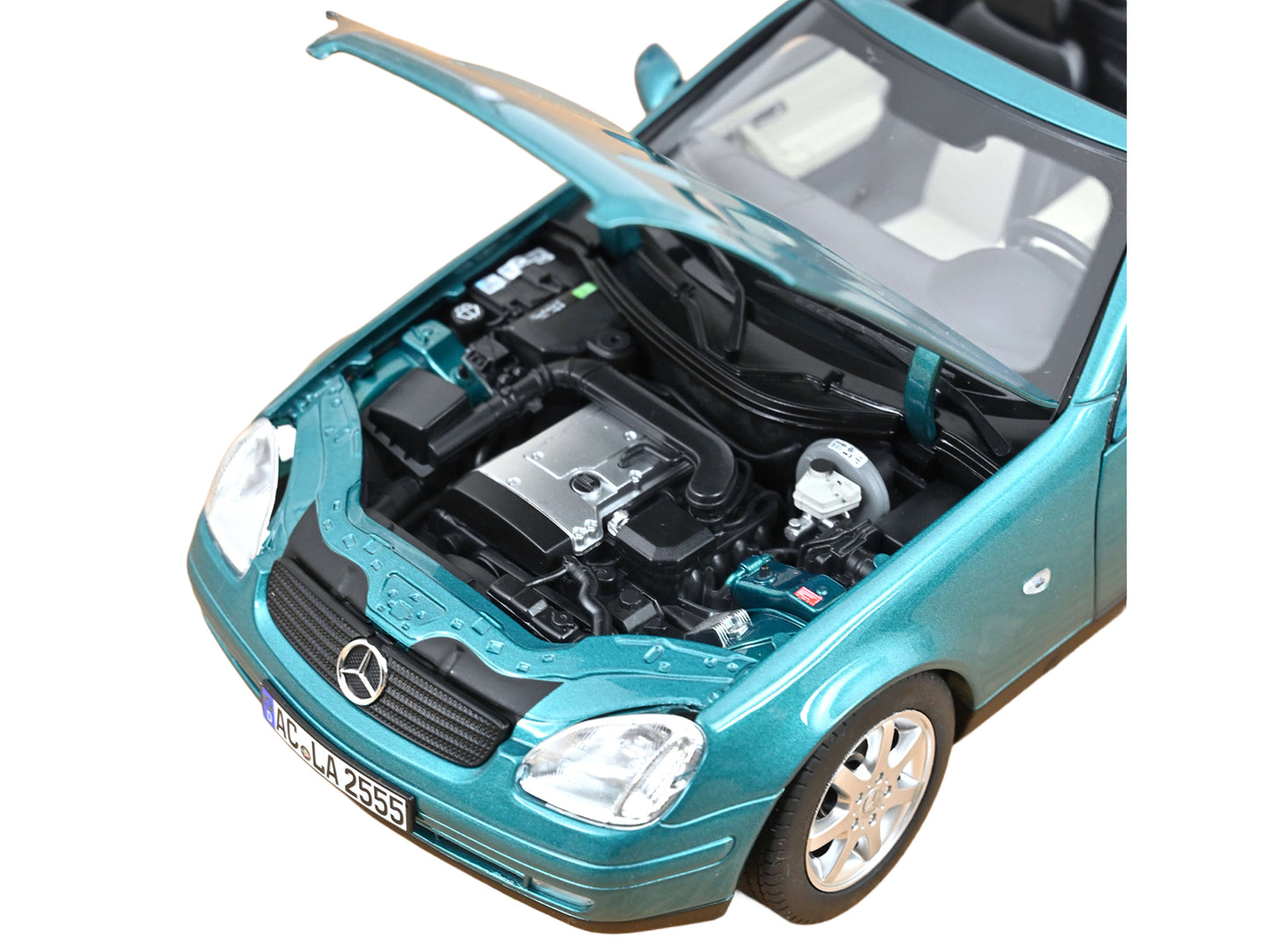 1996 Mercedes-Benz SLK Convertible Vivianit Green Metallic 1/18 Diecast Model Car