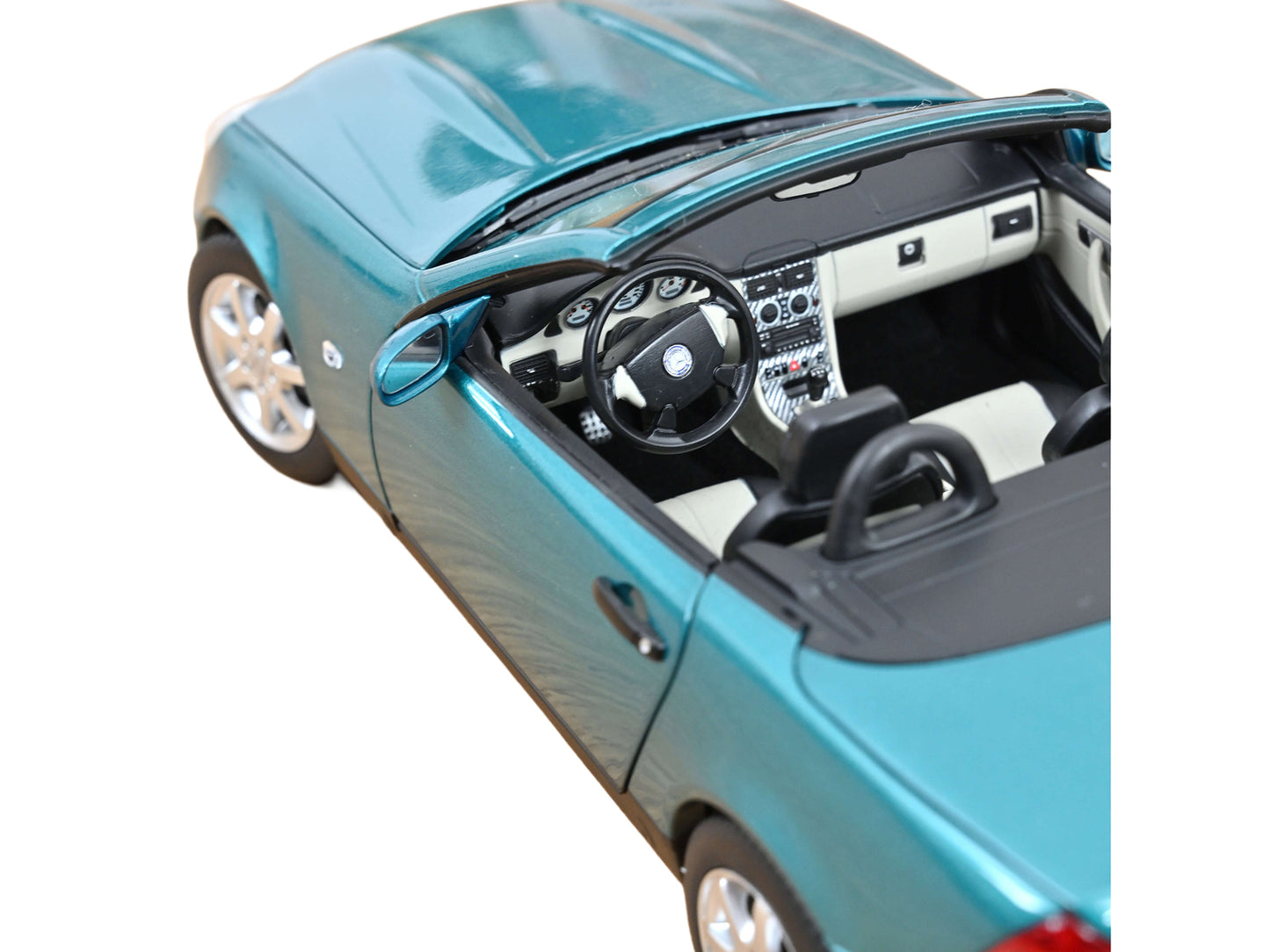1996 Mercedes-Benz SLK Convertible Vivianit Green Metallic 1/18 Diecast Model Car