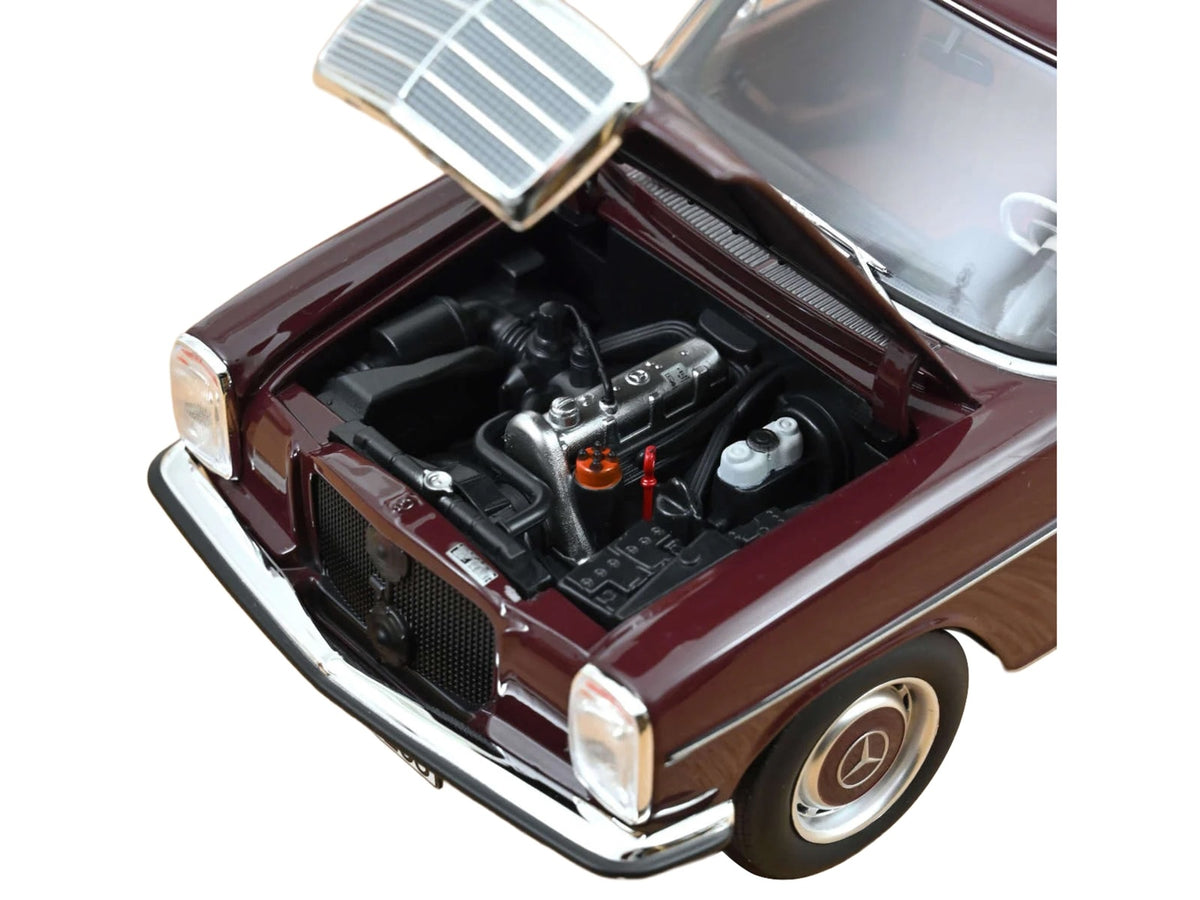 1968 Mercedes-Benz 200 Dark Red Brown 1/18 Diecast Model Car