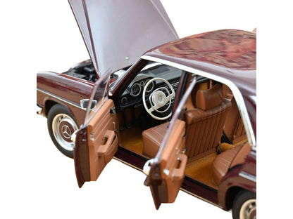 1968 Mercedes-Benz 200 Dark Red Brown 1/18 Diecast Model Car