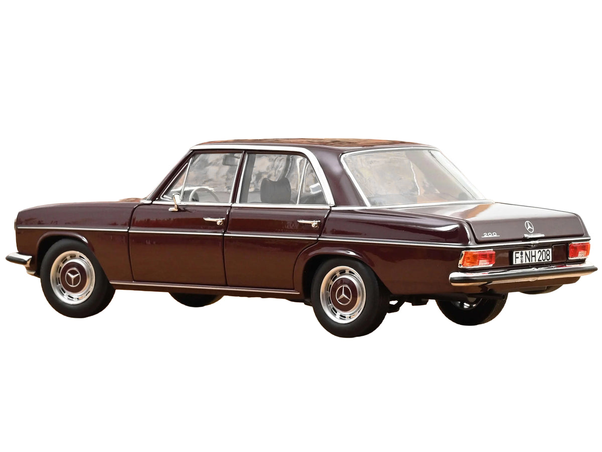 1968 Mercedes-Benz 200 Dark Red Brown 1/18 Diecast Model Car