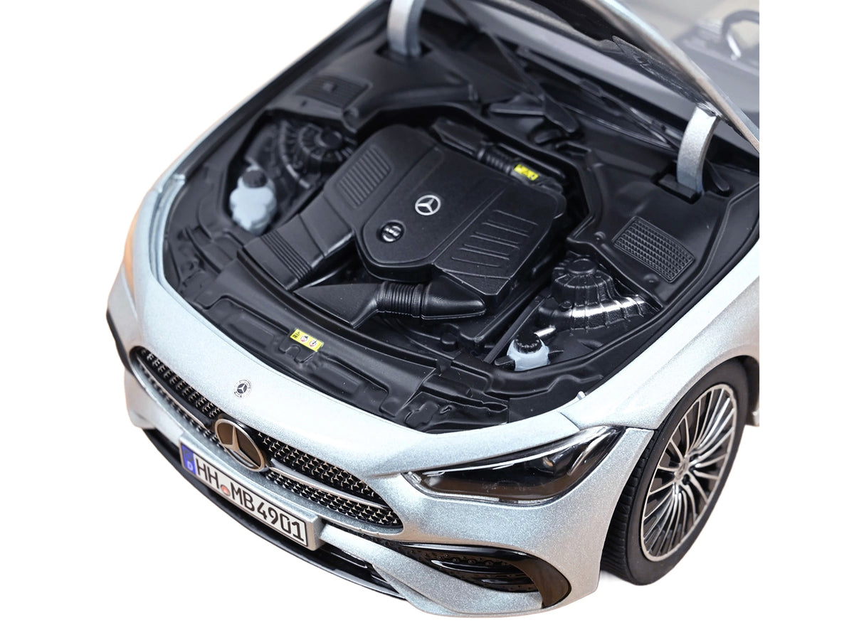 2024 Mercedes-Benz CLE Coupe Hightech Silver Metallic 1/18 Diecast Model Car