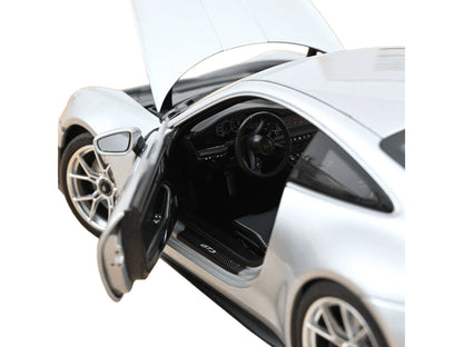 2025 Porsche 911 GT3 Touring GT Silver Metallic 1/18 Diecast Model Car