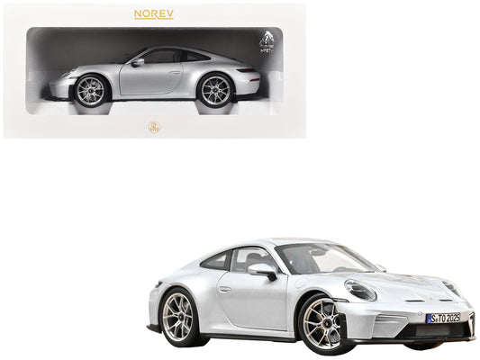 2025 Porsche 911 GT3 Touring GT Silver Metallic 1/18 Diecast Model Car