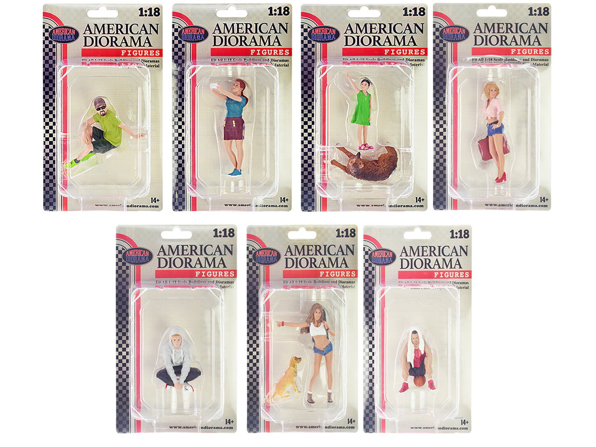 "Figure18 Series 1" 9 piece Figure Set for 1/18 Scale Models