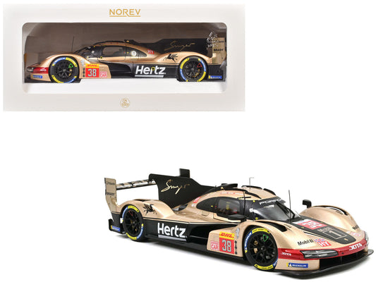 Porsche 963 #38 Jenson Button - Phil Hanson - Oliver Rasmussen "Hertz Team Jota" "Lone Star Le Mans" (2024) 1/18 Diecast Model Car