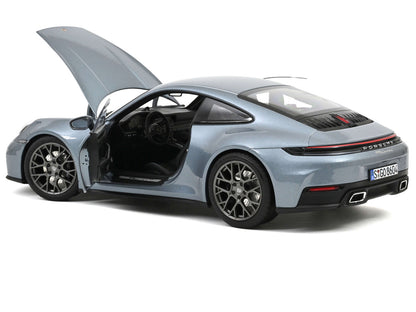 2024 Porsche 911 Carrera Polar Silver Metallic 1/18 Diecast Model Car