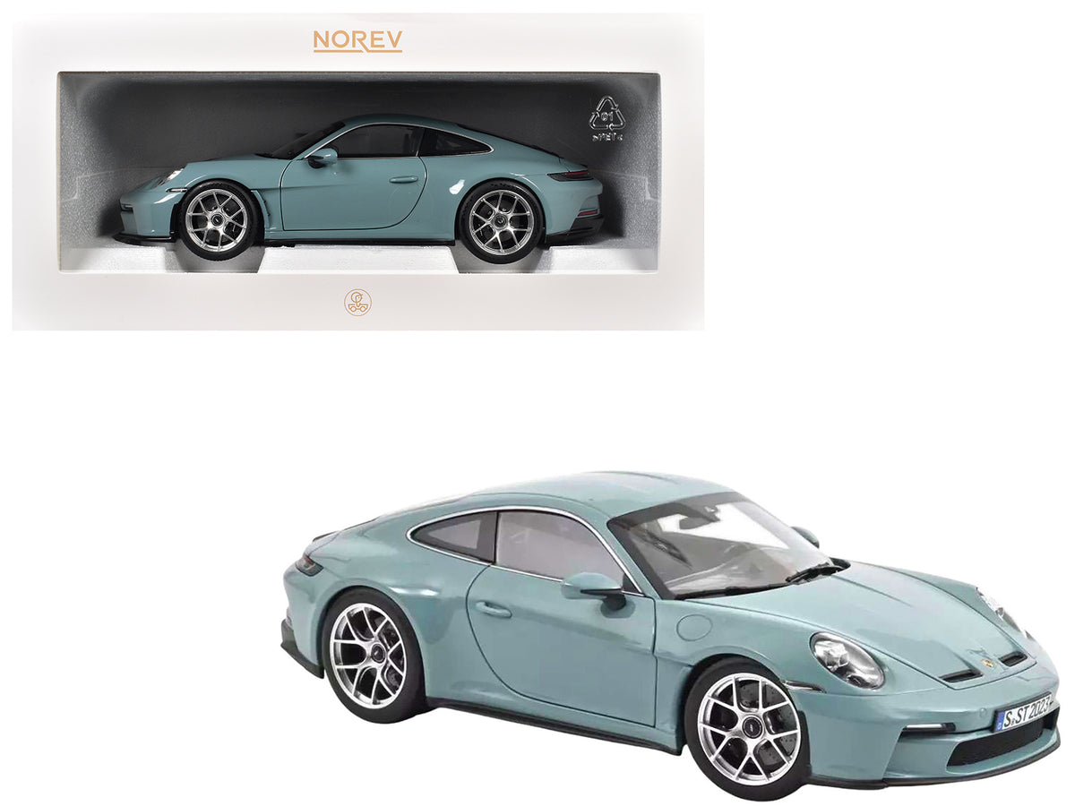 2023 Porsche 911 S/T Meissen Blue 1/18 Diecast Model Car