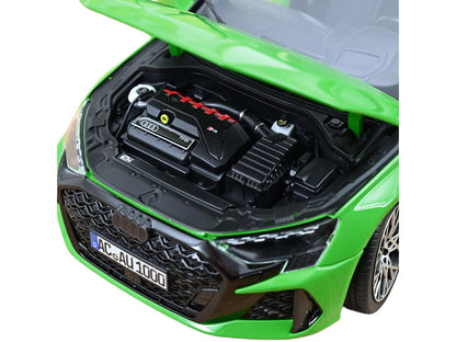 2025 Audi RS 3 Kyalami Green with Moonroof 1/18 Diecast Model Car