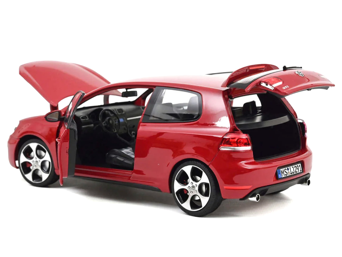 2009 Volkswagen Golf VI GTI Tornado Red 1/18 Diecast Model Car