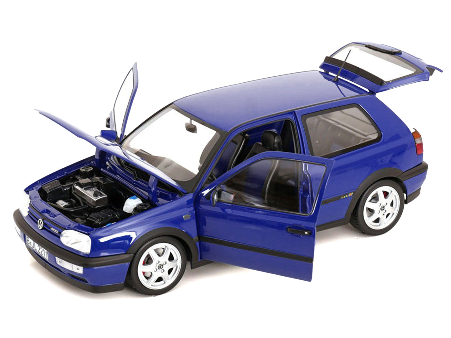 1994 Volkswagen Golf GTI Color Concept Jazz Blue 1/18 Diecast Model Car