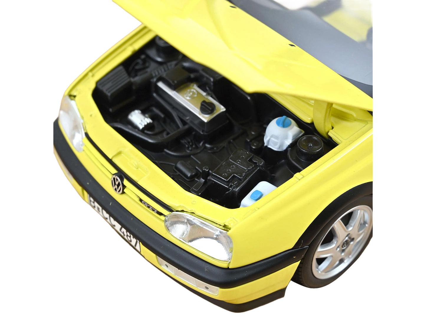 1994 Volkswagen Golf GTI Color Concept Yellow 1/18 Diecast Model Car