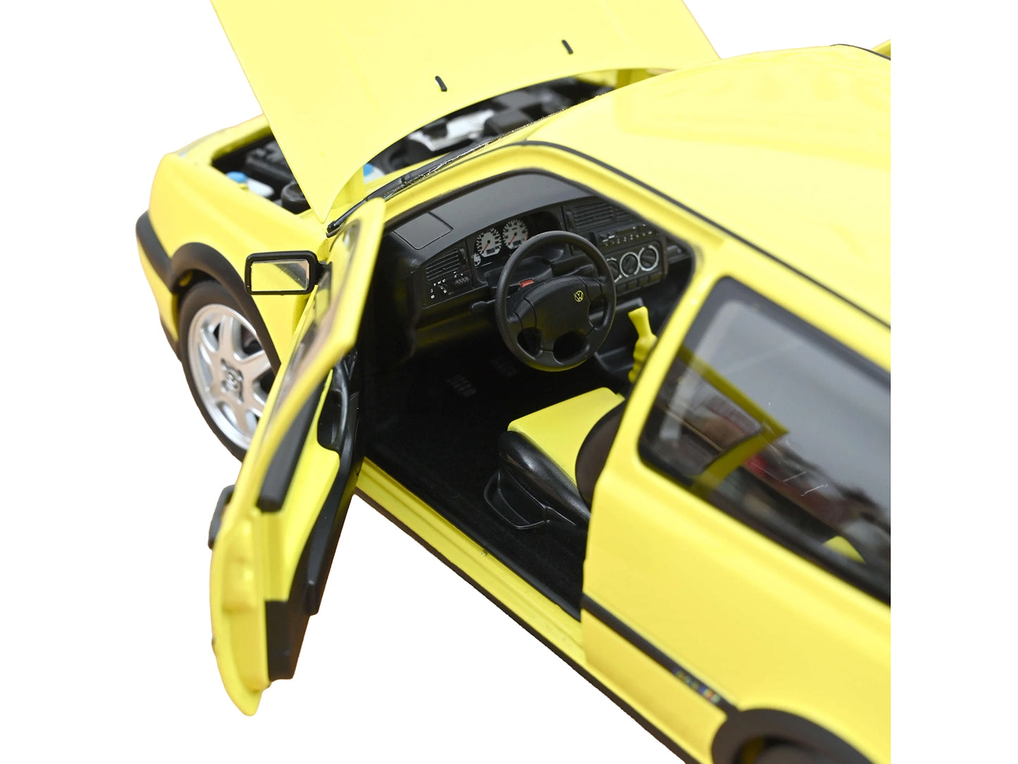 1994 Volkswagen Golf GTI Color Concept Yellow 1/18 Diecast Model Car