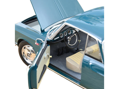 1963 Volkswagen Karmann Ghia 1500 Smaragd Green 1/18 Diecast Model Car
