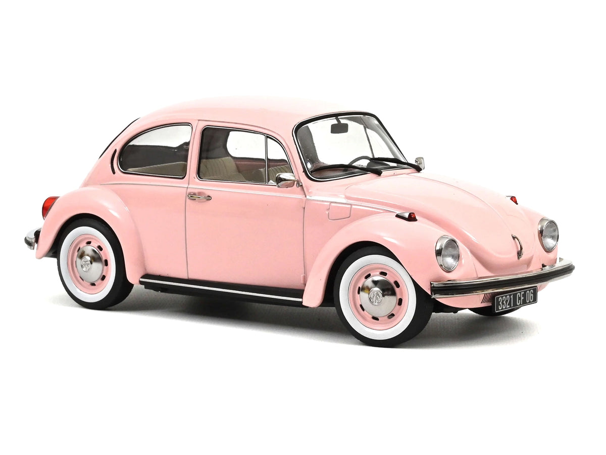 1973 Volkswagen 1303 Beetle Pastel Pink "New Baby Gift" 1/18 Diecast Model Car