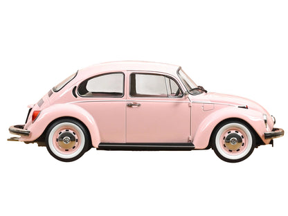 1973 Volkswagen 1303 Beetle Pastel Pink "New Baby Gift" 1/18 Diecast Model Car