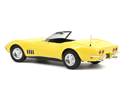 1969 Chevrolet Corvette Cabriolet Daytona Yellow 1/18 Diecast Model Car