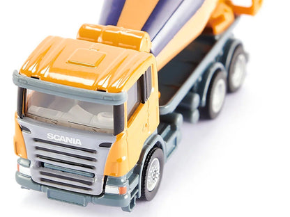 Scania Mixer Truck Yellow 1/87 (HO) Diecast Model