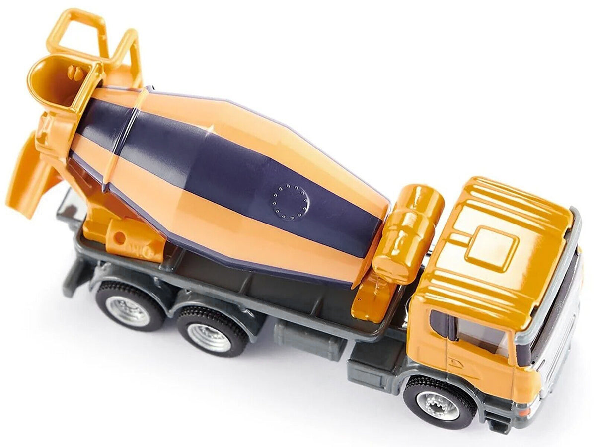 Scania Mixer Truck Yellow 1/87 (HO) Diecast Model