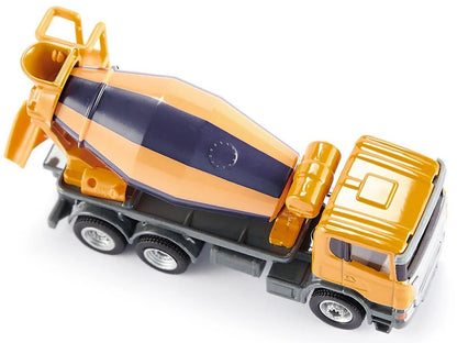Scania Mixer Truck Yellow 1/87 (HO) Diecast Model