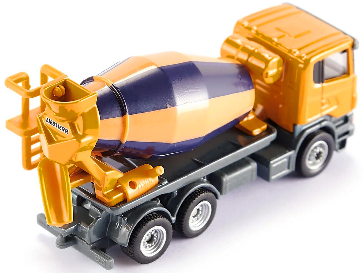 Scania Mixer Truck Yellow 1/87 (HO) Diecast Model