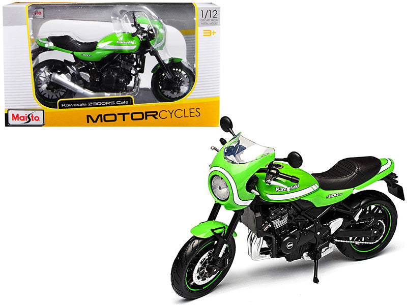 Kawasaki Z900RS Cafe Green 1/12 Diecast Motorcycle Model