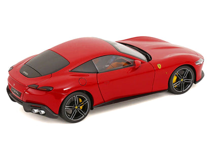 2019 Ferrari Roma Red with Orange Interior 1/18 Diecast Model Car