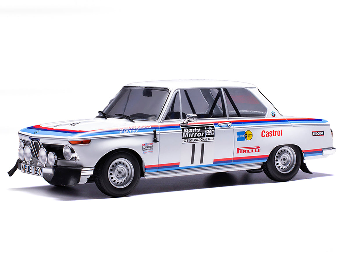 BMW 2002 #11 Achim Warmbold - Jean Todt "RAC Rally" (1973) 1/18 Diecast Model Car