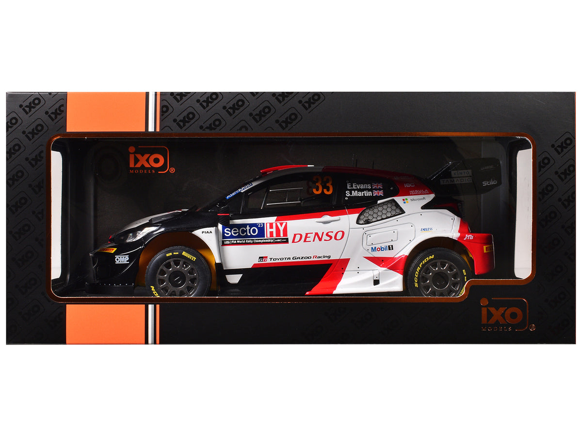 Toyota GR Yaris Rally1 Hybrid #33 Elfyn Evans - Scott Martin Winner "Rally Finland" (2023) 1/18 Diecast Model Car