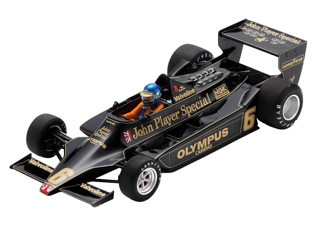 Lotus 79 #6 Ronnie Peterson "John Player Team Lotus" Winner Formula One F1 "Austrian GP" (1978) with Acrylic Display Case 1/18 Model Car