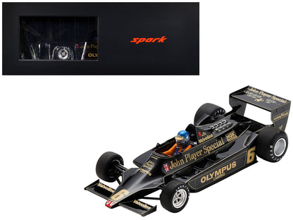Lotus 79 #6 Ronnie Peterson "John Player Team Lotus" Winner Formula One F1 "Austrian GP" (1978) with Acrylic Display Case 1/18 Model Car