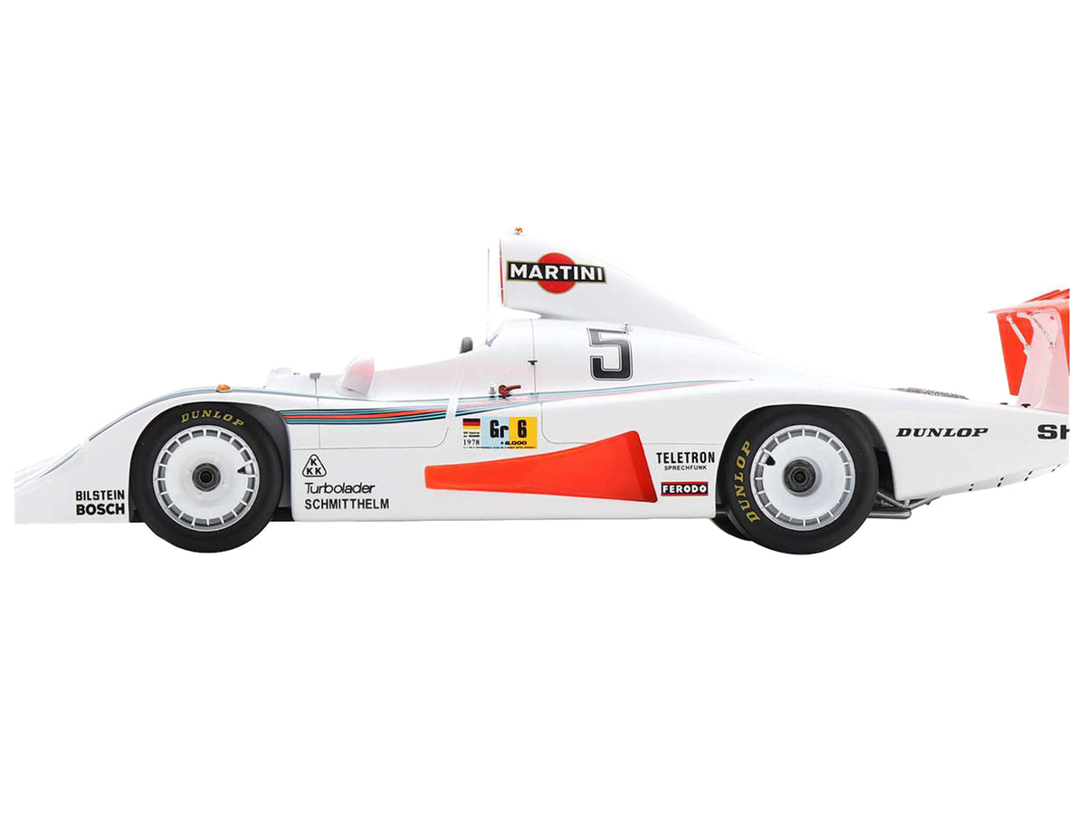 Porsche 936/78 #5 Jacky Ickx - Henri Pescarolo - Jochen Mass "Martini Racing Porsche System" "24 Hours of Le Mans" (1978) with Acrylic Display Case 1/18 Model Car