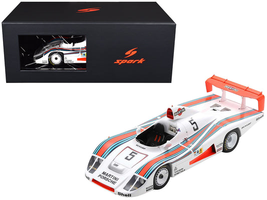 Porsche 936/78 #5 Jacky Ickx - Henri Pescarolo - Jochen Mass "Martini Racing Porsche System" "24 Hours of Le Mans" (1978) with Acrylic Display Case 1/18 Model Car