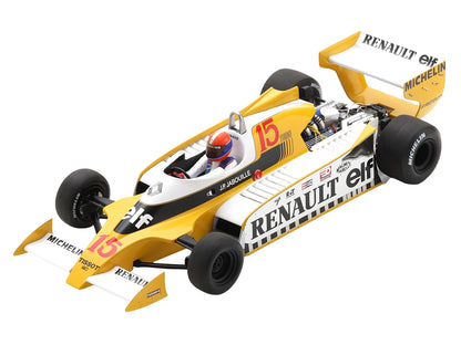 Renault RS11 #15 Jean-Pierre Jabouille "Equipe Renault Elf" Winner Formula One F1 "French GP" (1979) with Acrylic Display Case 1/18 Model Car
