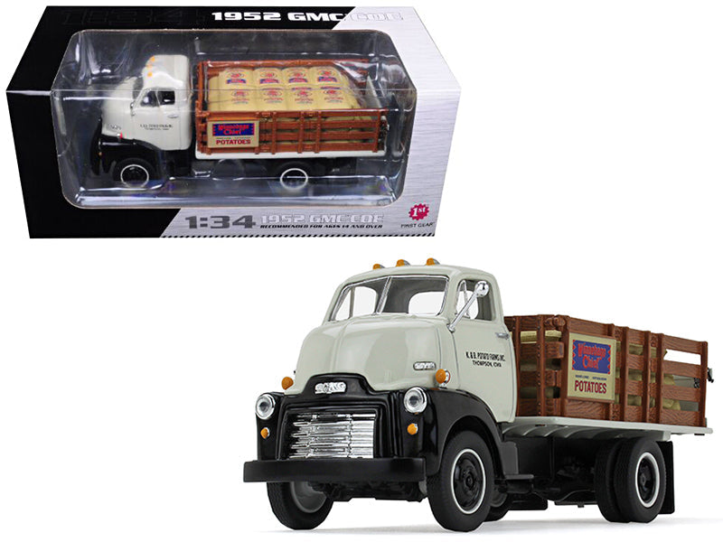 1952 GMC COE Stake Truck with Sack Load K & B Potato Farms Inc. 1/34 Diecast Model