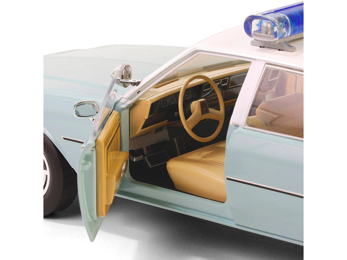 1987 Chevrolet Caprice 9C1 "US Border Patrol" Light Green with White Top "Artisan Collection" 1/18 Diecast Model Car