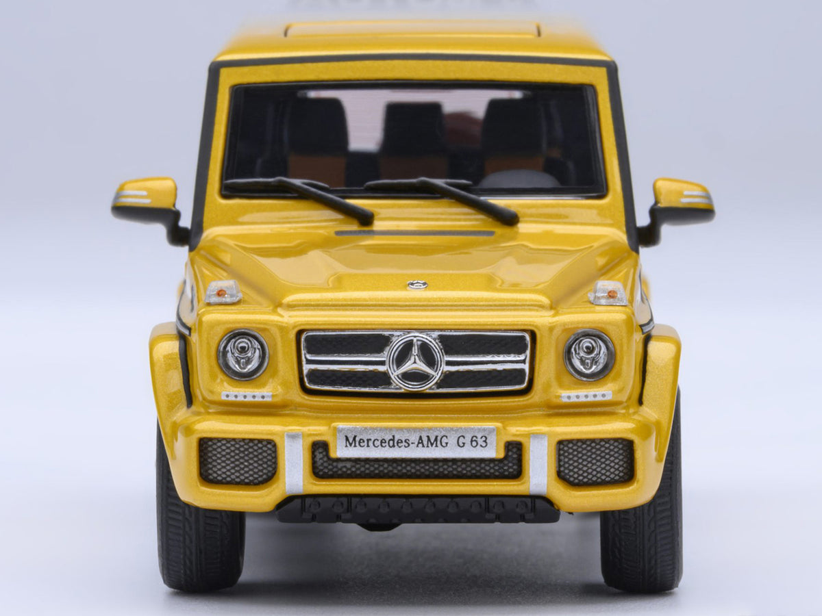 2017 Mercedes-Benz AMG G 63 Solar Beam Yellow 1/64 Model Car