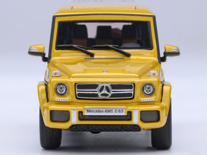 2017 Mercedes-Benz AMG G 63 Solar Beam Yellow 1/64 Model Car