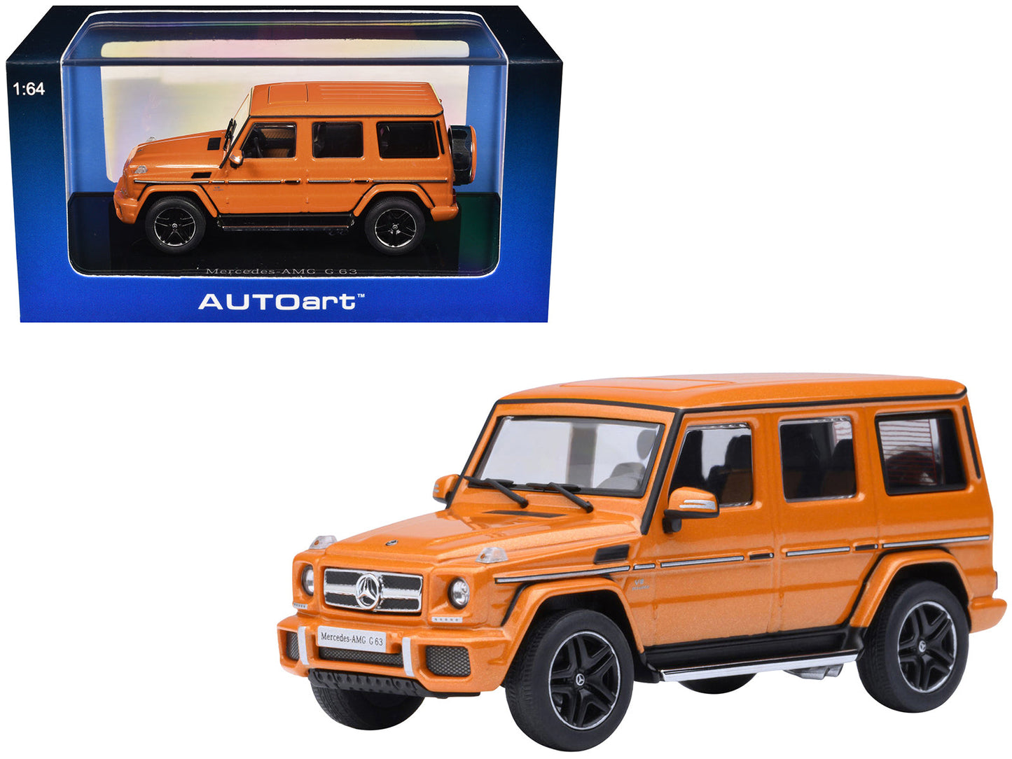 2017 Mercedes-Benz AMG G 63 Sunset Beam Orange 1/64 Model Car
