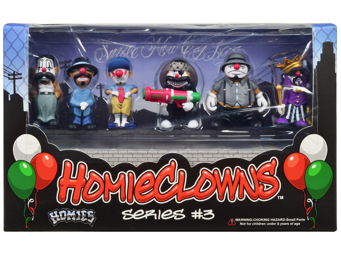 "HomieClowns" Series 3 2-Inch Figures Set of 6 Pieces