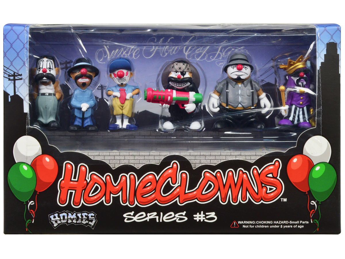 "HomieClowns" Series 3 2-Inch Figures Set of 6 Pieces