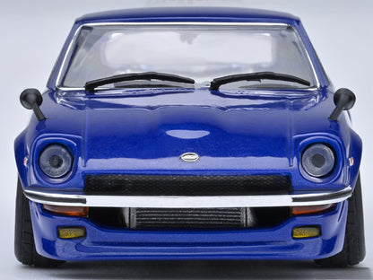 Nissan Fairlady Z RHD (Right Hand Drive) "Akuma No Z" Blue Metallic "Wangan Midnight - Comic #1 Version" Manga 1/64 Model Car