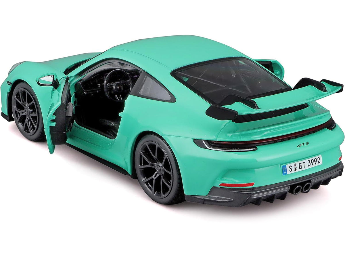 Porsche 911 GT3 Light Green 1/24 Diecast Model Car