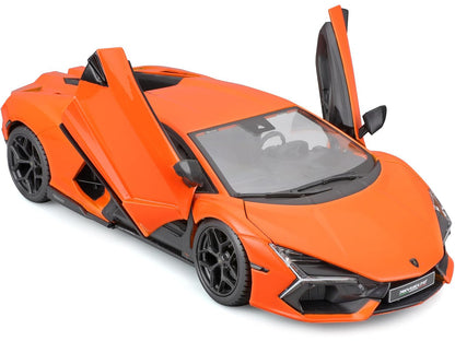 Lamborghini Revuelto Orange "Italian Design" Series 1/24 Diecast Model Car