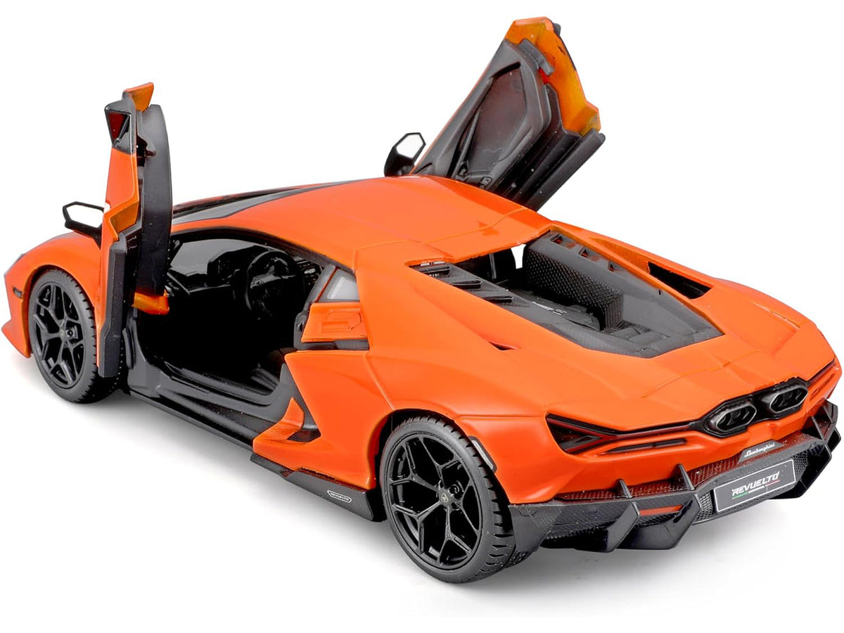 Lamborghini Revuelto Orange "Italian Design" Series 1/24 Diecast Model Car