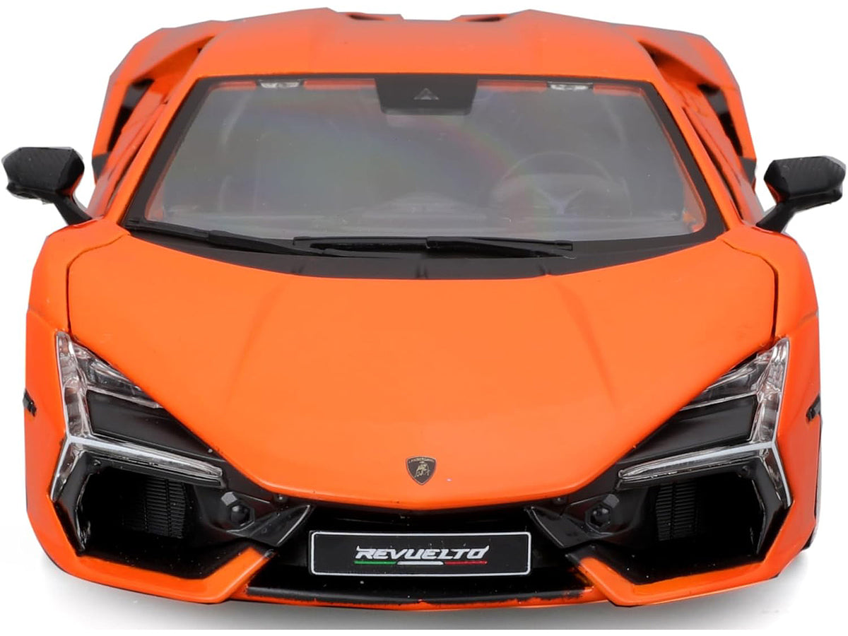 Lamborghini Revuelto Orange "Italian Design" Series 1/24 Diecast Model Car